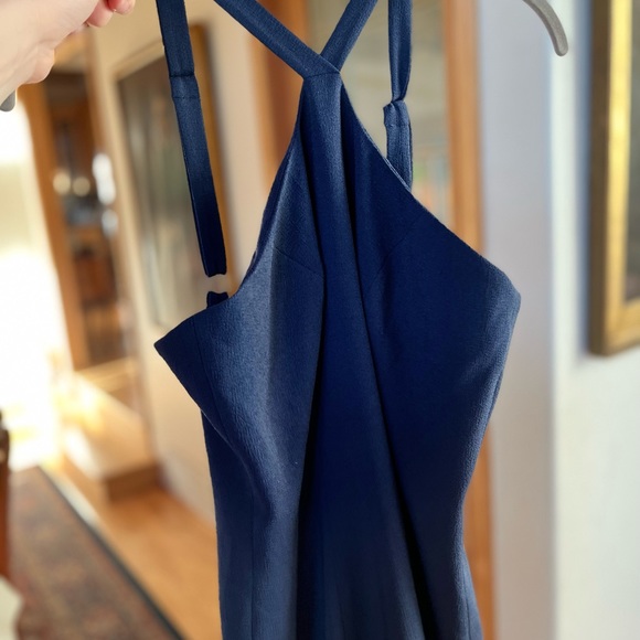 Dress The Population Navy Trumpet Dress - Picture 6 of 7